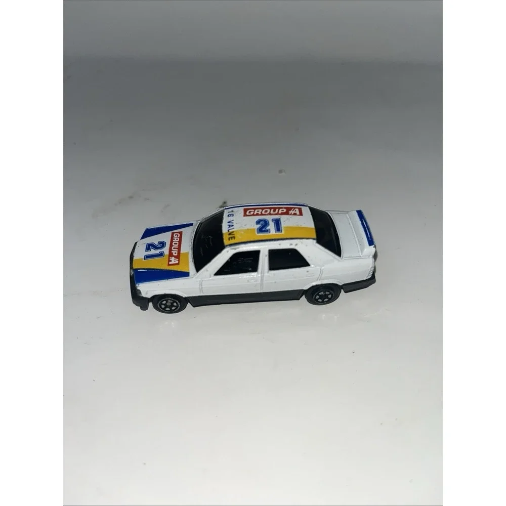 Vintage Yatming #821 White Mercedes Benz 1/64 Diecast Racecar #21 Group A VHTF
